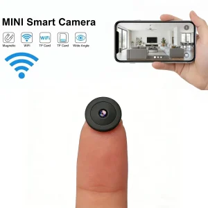Mini WiFi Security Camera 360° with Night Vision & Motion Detection
