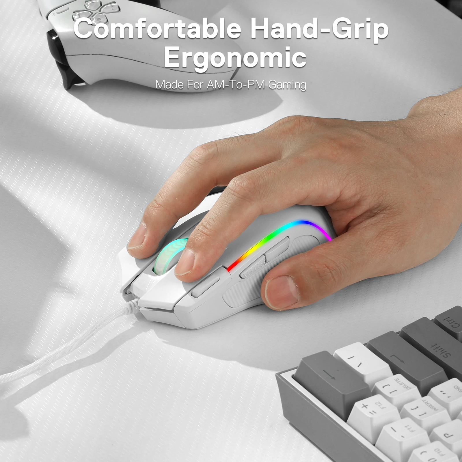 RGB Gaming Mouse 8000 DPI Wired Optical - Image 4