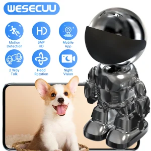 3MP WiFi Indoor Security Camera with Auto Tracking