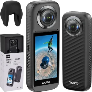 5.7K 360 Action Camera 48MP with GPS & Tracking