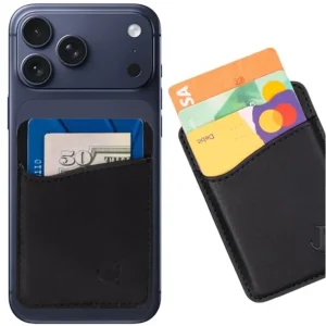 Premium Leather Stick-On Phone Wallet & Card Holder