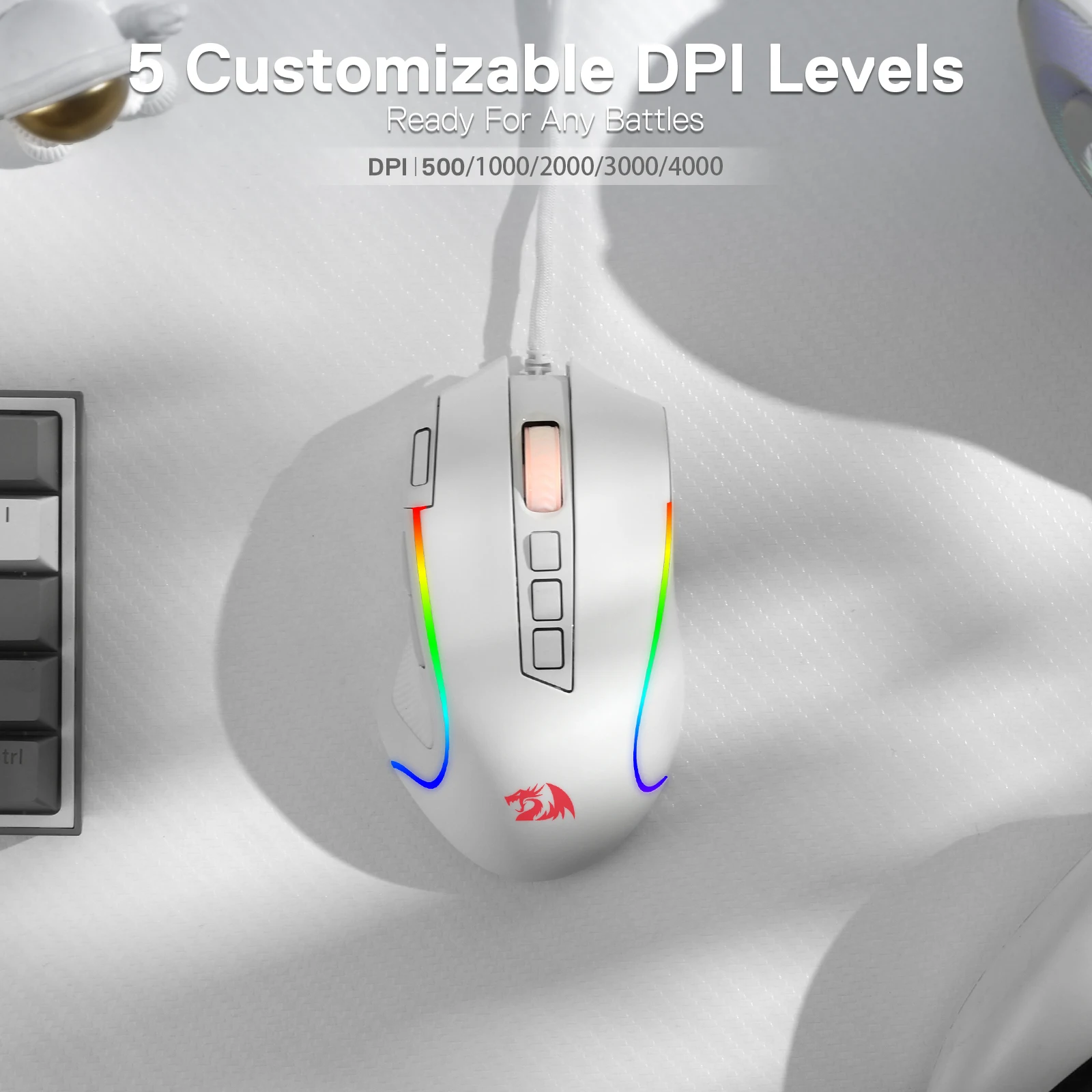 RGB Gaming Mouse 8000 DPI Wired Optical - Image 5