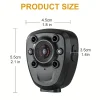 Mini Body Camera 1080P HD with Night Vision & 32GB - Thumbnail Image 4
