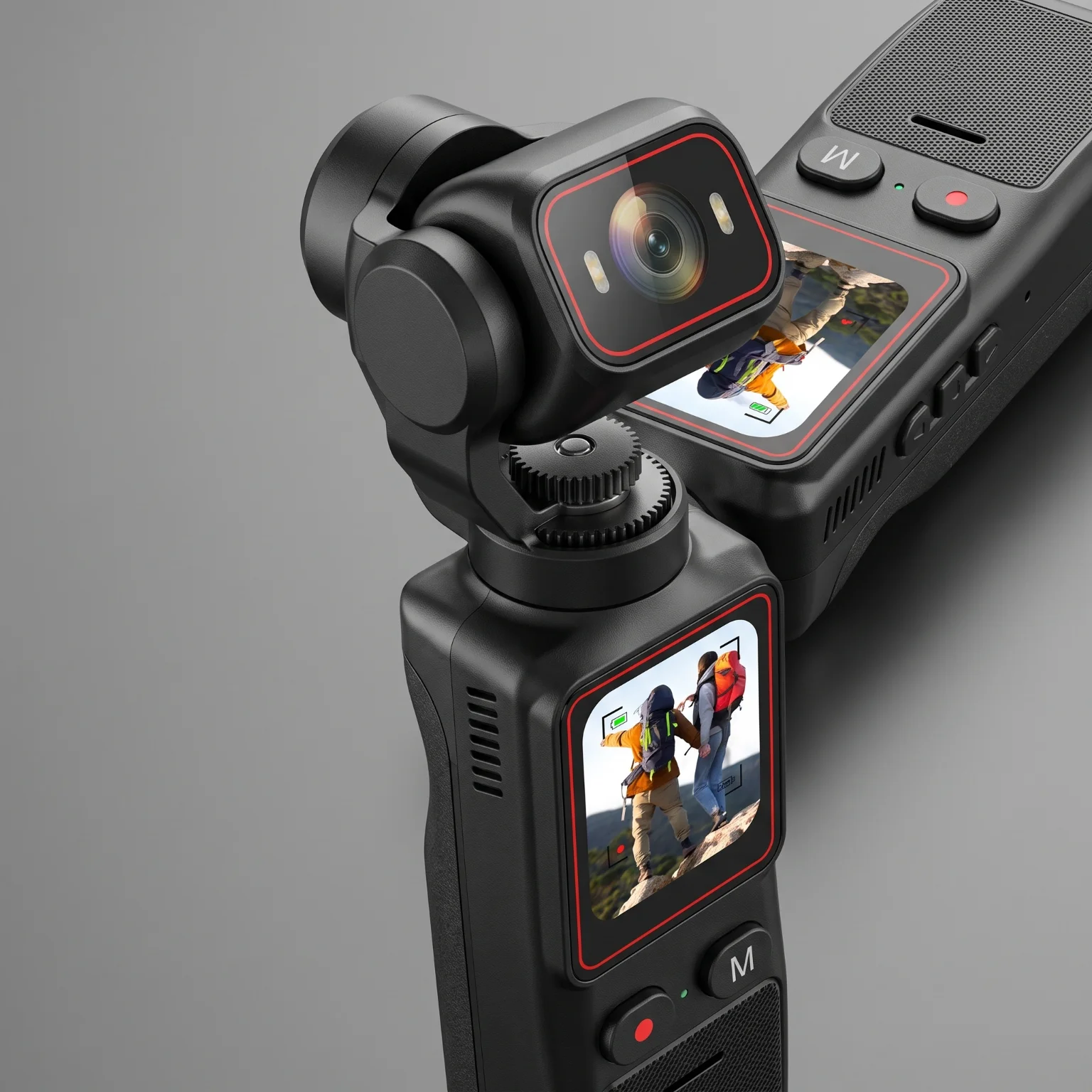 Portable 3-Axis Gimbal Handheld Vlog Video Camera - Image 1