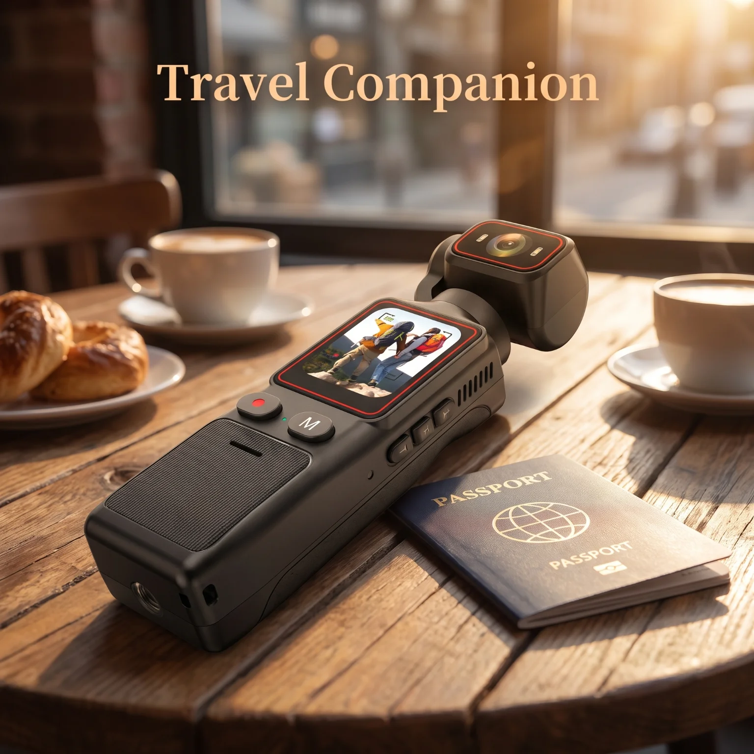 Portable 3-Axis Gimbal Handheld Vlog Video Camera - Image 5