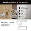 Smart Lock Fingerprint, Passcode, Card, App Control, Type-C Emergency Power, Indoor Door Lock - Thumbnail Image 3