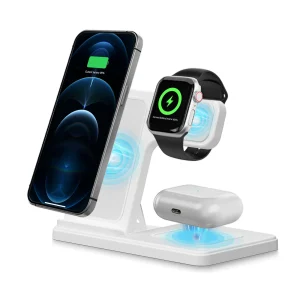 3-in-1 Wireless Charging Station for iPhone & Watch